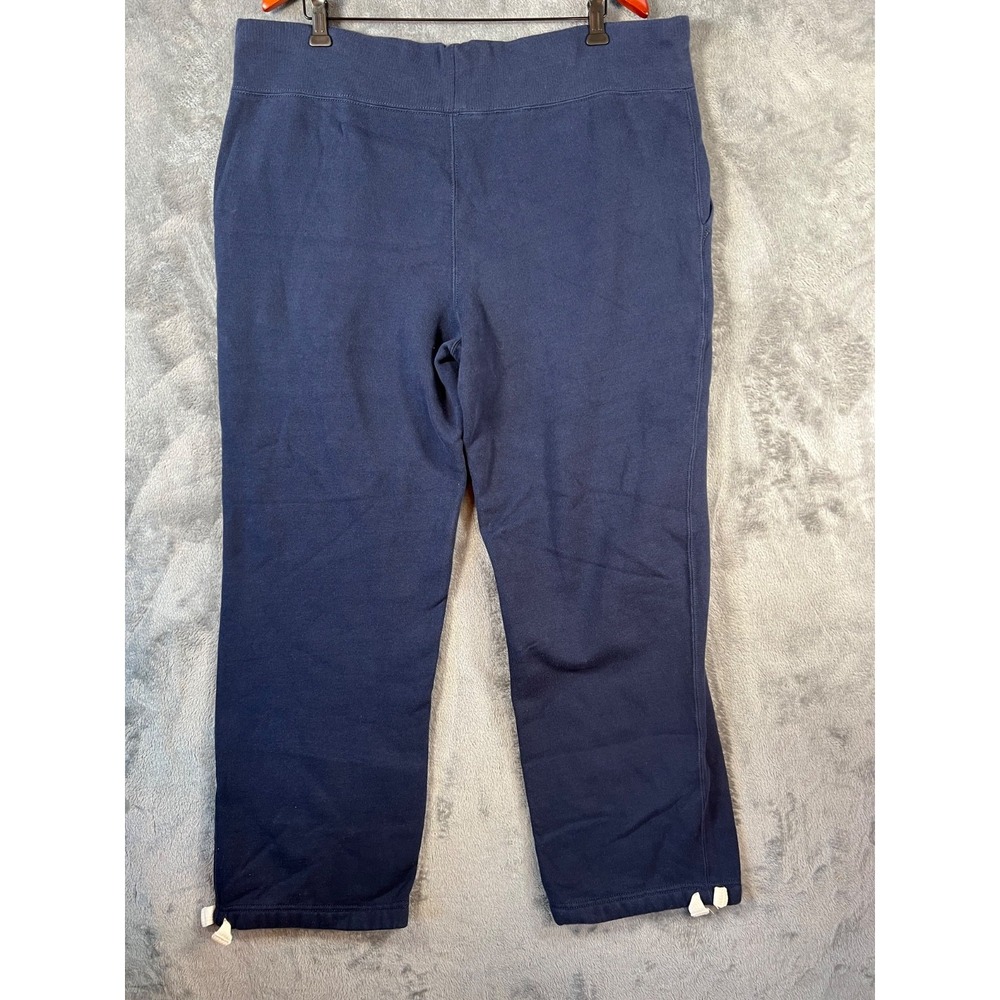 Polo Ralph Lauren Jogger Sweatpants Mens XL Blue Fleece Pony Logo Heavyweight - Picture 2 of 7